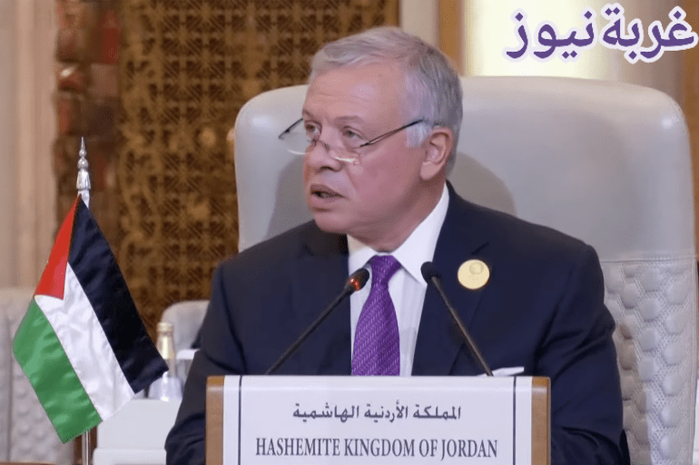 الملك عبدالله يؤكد حماية القدس ومنع تهجير الفلسطينيين عاجلًا