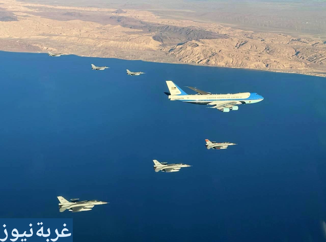 مقاتلات F-16 المصرية تثير إعجاب ترامب فوق أجواء مصر – استقبال مدهش ومثير للإعجاب