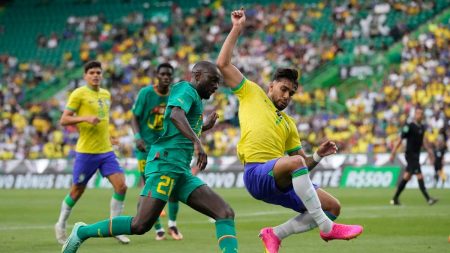 البرازيل تهزم السنغال 2-0 في مباراة ودية تحضيرية للمونديال