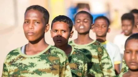 مليشيا تدريب الأطفال في السودان