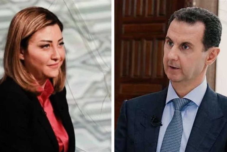 لونا الشبل وبشار الأسد