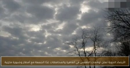 توقعات الأرصاد الجوية