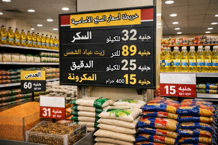 خريطة أسعار السلع الأساسية