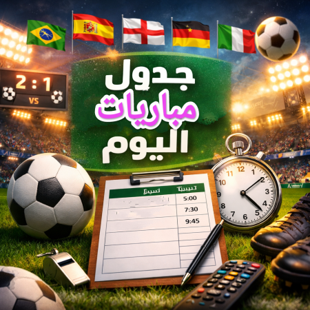 شوف النهاردة فيه ايه؟ مواعيد مباريات اليوم الخميس 8-1-2026 والقنوات الناقلة مواعيد مباريات اليوم