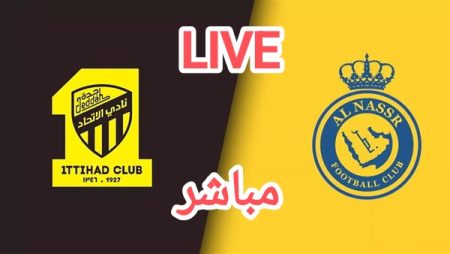 بسرعة الماتش بدأ..إتفرج هنا علة قمة الدوري السعودي بين النصر ضد الإتحاد بدون تشفير