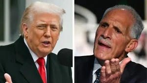 ترامب وعصفورة 