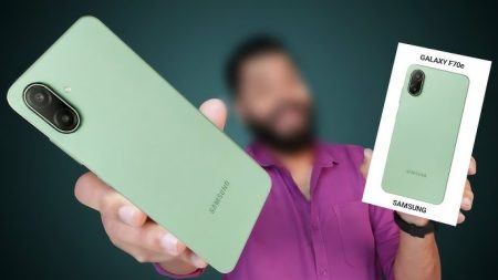 بطارية عملاقة وأداء قوي.. مواصفات هاتف Galaxy F70e 5G الجديد بسعر اقتصادي هاتف Galaxy F70e 5G