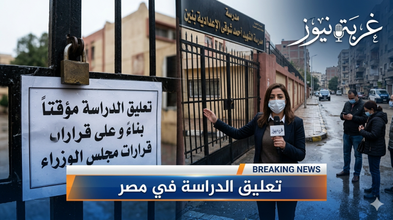 عاجل.. تعليق الدراسة في مصر يومي الأربعاء والخميس بسبب منخفض السيول والتعليم تحسم الجدل!