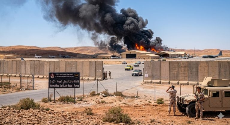 إيران تستهدف قاعدة الأزرق الأردنية