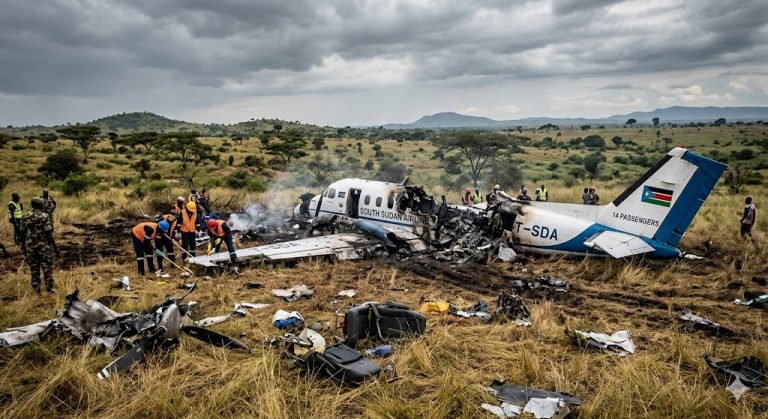 تحطم طائرة سودانية