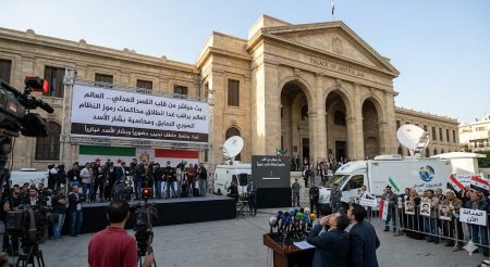 بث مباشر من قلب القصر العدلي.. العالم يراقب غدا انطلاق محاكمات رموز النظام السوري السابق ومحاسبة بشار الأسد محاكمات رموز النظام السوري السابق