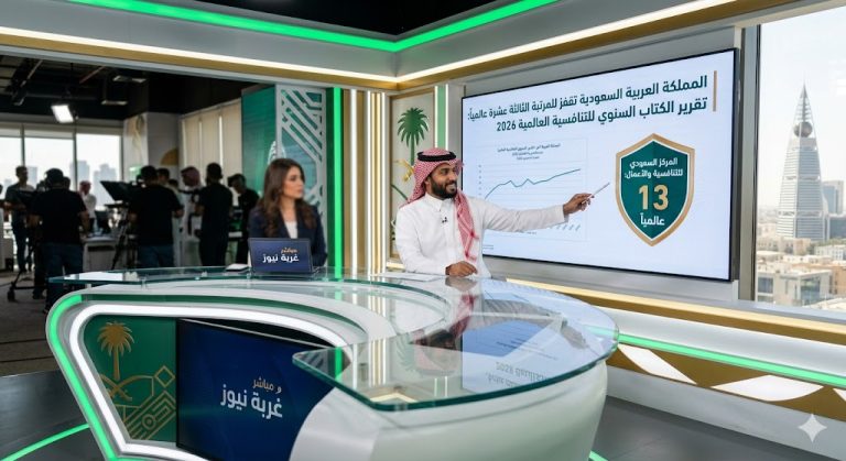 السعودية تتألق…تقرير الكتاب السنوي للتنافسية العالمية: السعودية تحقق المرتبة 13 عالمياً الكتاب السنوي للتنافسية العالمية