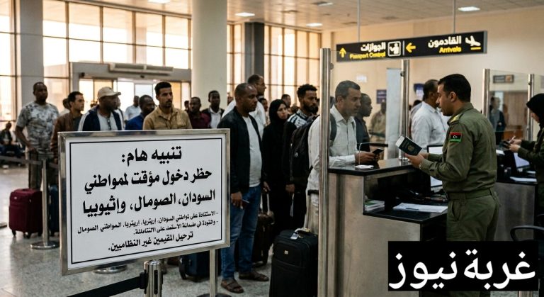 قرار الحكومة الليبية بحظر دخول السودانيين ومواطني دول القرن الأفريقي 2026.. الأسباب الكاملة وتداعيات القرار على العمال واللاجئين