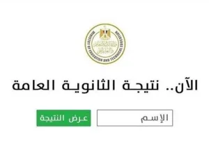 موعد نتيجة الثانوية العامة 2026.. رابط الاستعلام برقم الجلوس وتفاصيل تنسيق الكليات نتيجة الثانوية العامة 2026