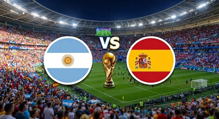 ما تضيعش الفرصة.. تردد القنوات المجانية الناقلة لمباراة الأرجنتين وإسبانيا في نهائي كأس العالم 2026 مباراة الأرجنتين وإسبانيا
