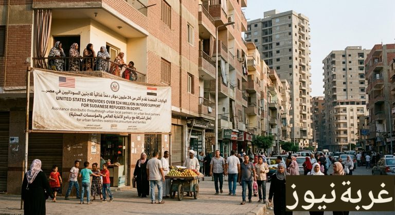 اللاجئون السودانيون في مصر.. الولايات المتحدة تقدم أكثر من 24 مليون دولار لدعم 150 ألف لاجئ التفاصيل الكاملة