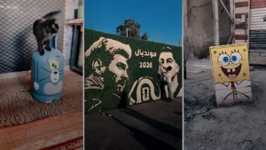 فن إعادة التدوير يصنع معجزة بصرية من مخلفات دمشق
