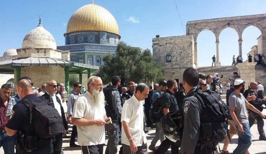 500 مستوطن يقتحمون المسجد الأقصى بحماية الاحتلال