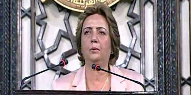 لأول مرة فى تاريخ سوريا…سيدة تتراس مجلس الشعب