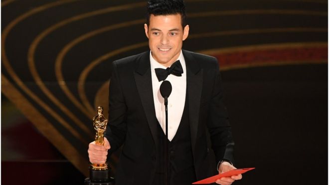 أوسكار 2019: الأمريكي من أصل مصري رامي مالك يفوز بجائزة أفضل ممثل