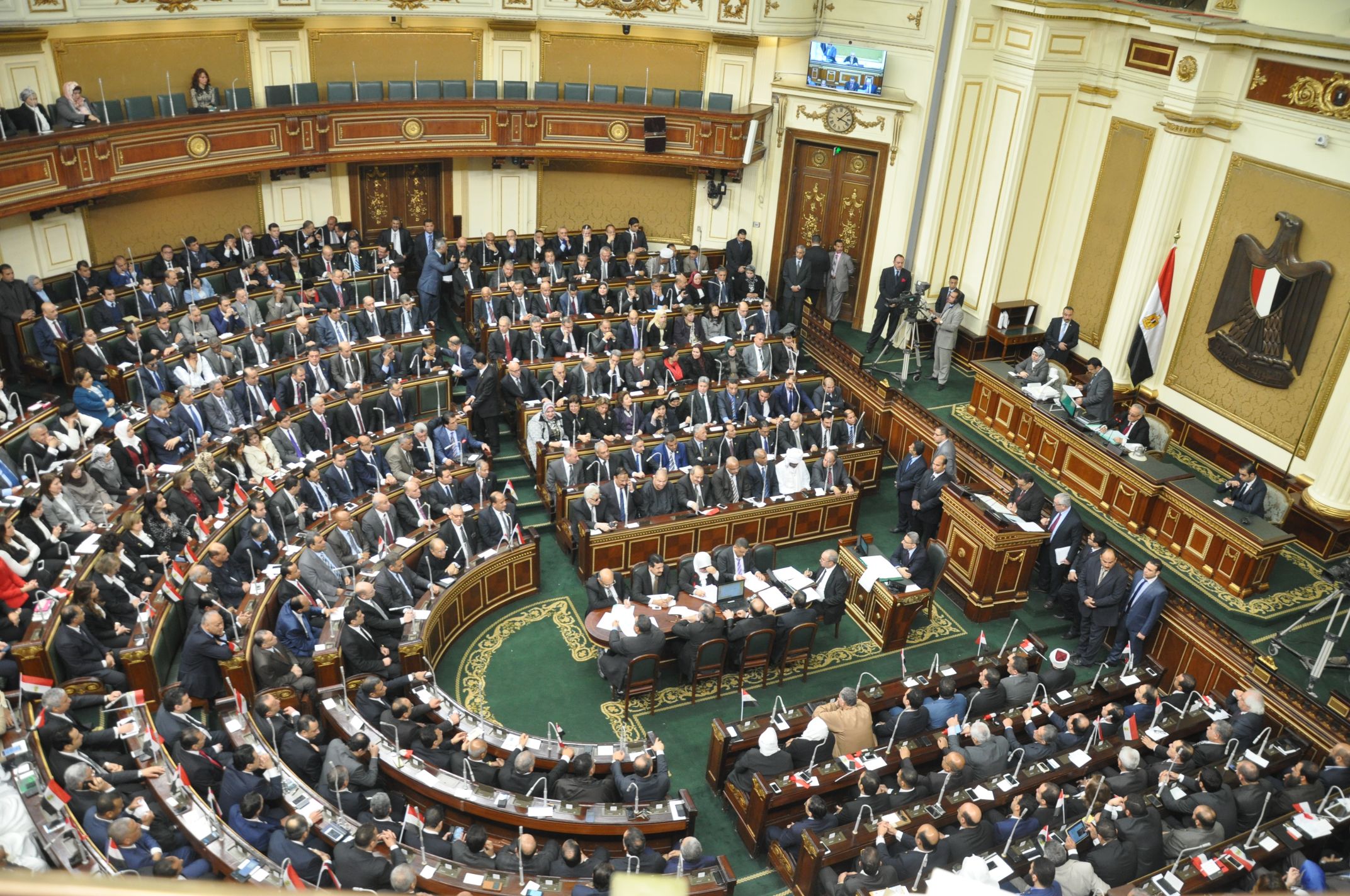 غضب فى البرلمان المصرى بسبب التشويش