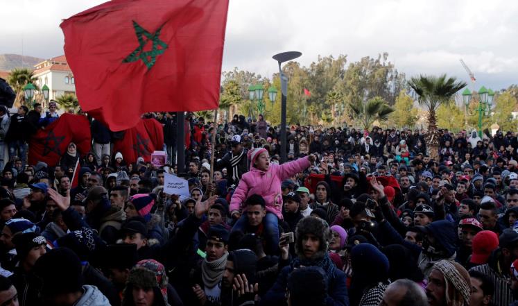 استمرار المظاهرات في جرادة بالمغرب