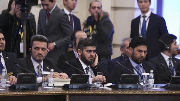 وفد المعارضة السورية إلى أستانا للمشاركة في المفاوضات