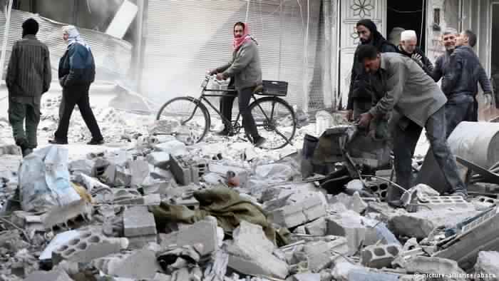 سوريا: إجلاء مدنيين من الغوطة السورية بعد بدء هدنة روسيا