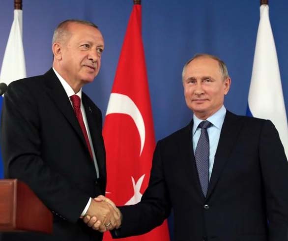 لقاء مشترك بين”بوتين” و “أردوغان” بشأن الوضع في سوريا