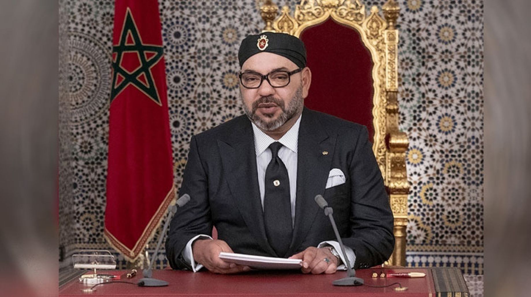 الملك محمد السادس يستقبل رئيس جمهورية الجابون