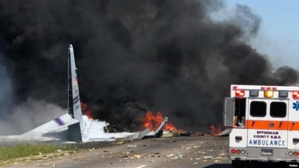 تحطم طائرة بولاية جورجيا الأمريكية وسقوط قتلي وجرحي