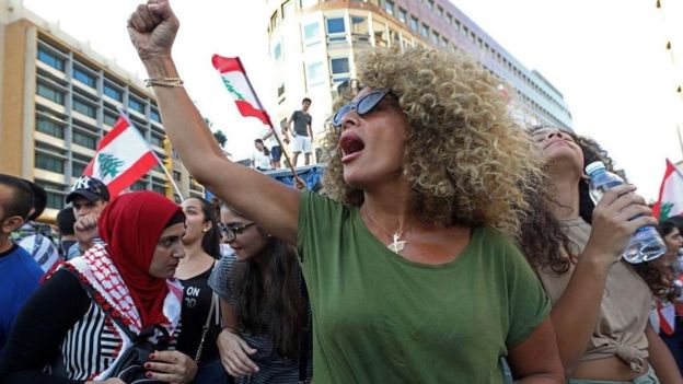 تواصل الاحتجاجات الشعبية في لبنان لليوم الـ24 على التوالي