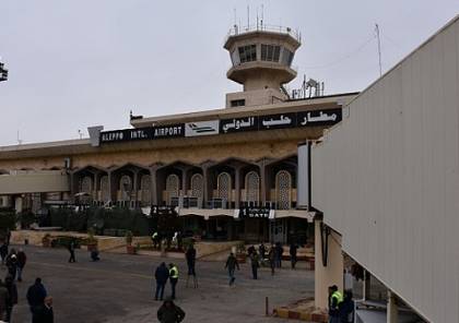 تعرض مطارا حلب الدولي والنيرب شمالي سورية لقصف صاروخي إسرائيلي