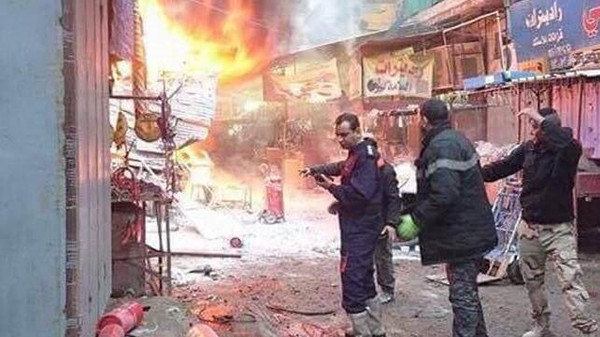 انتحاريان فجرا نفسيهما بسوق شعبي وسط بغداد