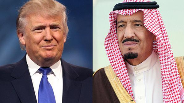 ترمب يطلع الملك سلمان على تفاصيل قصف النظام السوري