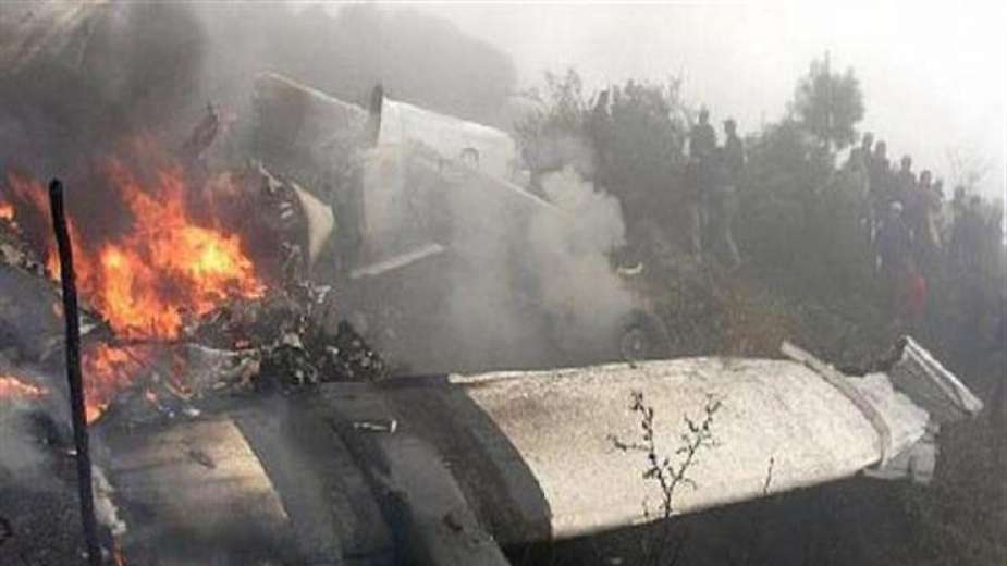 تحطم طائرة عسكرية تركية وسط البلاد