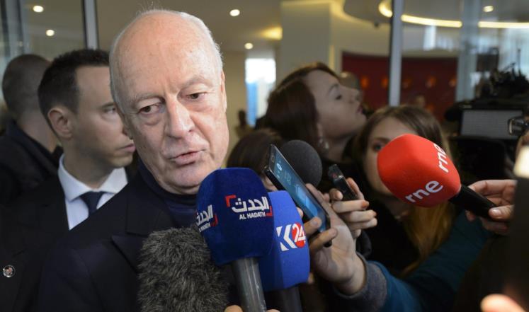 دي ميستورا يلتقي الروس والأميركيين بجنيف