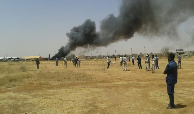 السودان:تحطم طائرة عسكرية ومقتل طاقمها شمال كردفان