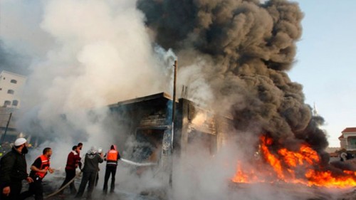 العراق: حريق ضخم وسط بغداد يسفر عن قتلى وجرحى