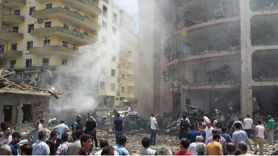 مقتل ضابطين وسقوط جرحى في هجوم ضد مركز للشرطة في ماردين تركيا