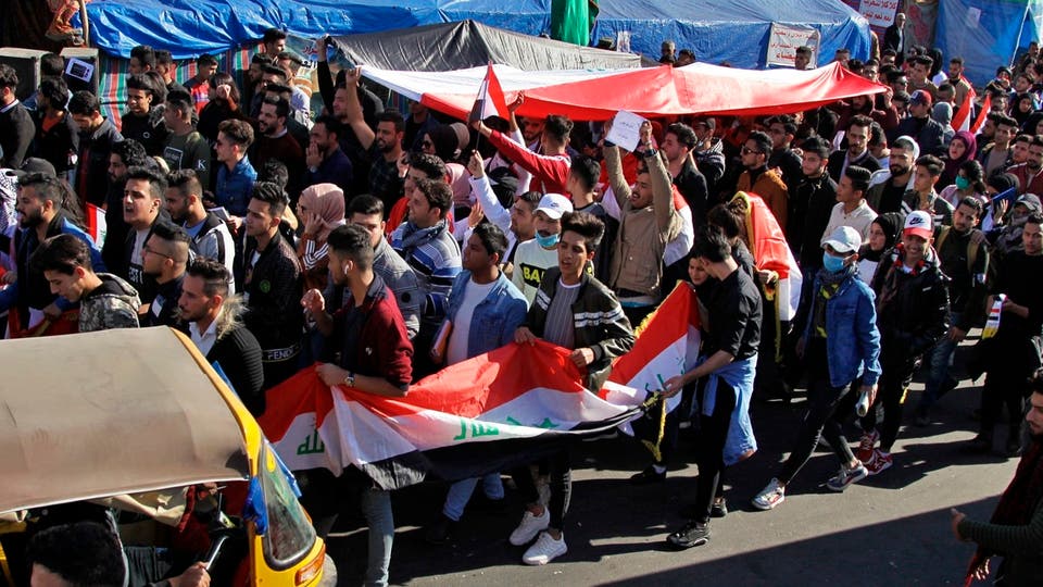 العراق.. متظاهرون يلوحون بالتصعيد بسبب تكليف العيداني