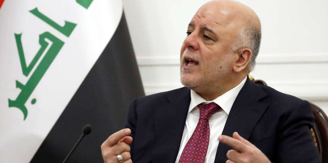 العبادي: سنضع حدًا للحكم شبه الذاتي في كردستان