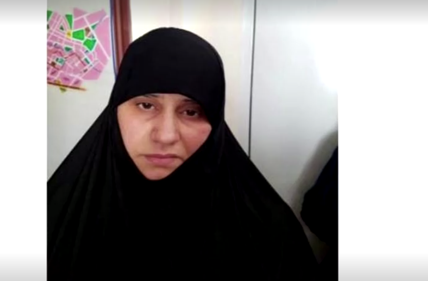 أول صورة لزوجة البغدادي بعد إلقاء القبض عليها من الجانب التركي