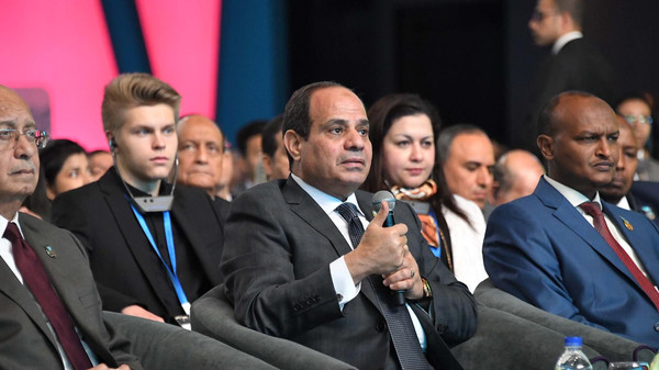 السيسي: أمن الخليج خط أحمر ونرفض تدخل إيران في المنطقة