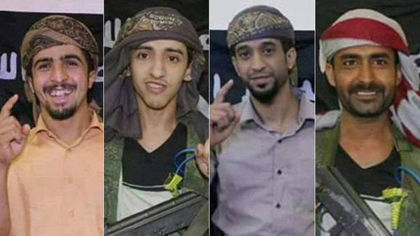 صور.. هؤلاء هم منفذو الهجوم على مقر مكافحة الإرهاب بعدن