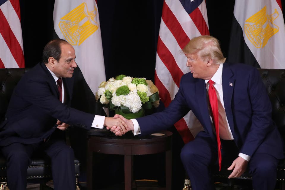 ترمب: الفوضى في مصر انتهت بقدوم السيسي