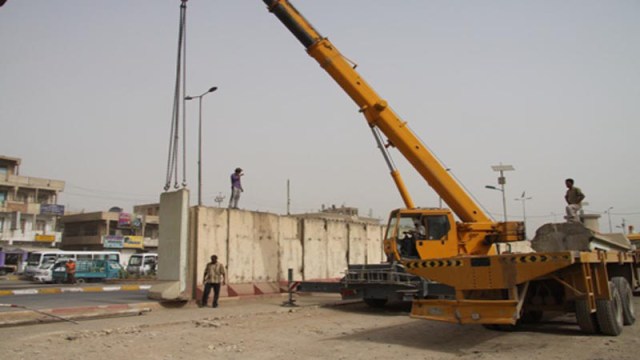 بناء جدارأمنى يطوق العاصمة بغداد