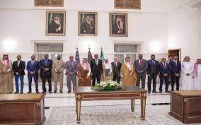 السعودية وأميركا تطالب كافة أطراف النزاع بالإلتزام بوقف اطلاق النار في السودان