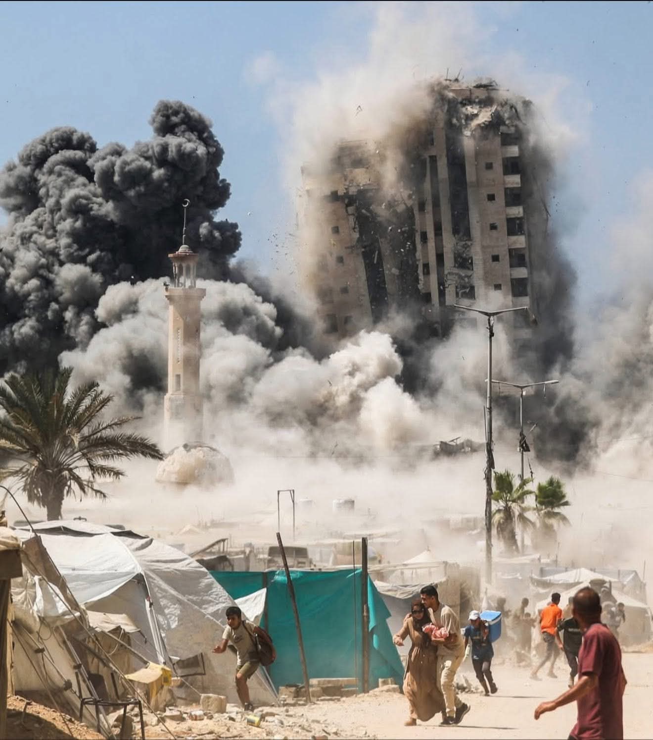 عائلات غزة بين الأنقاض: القصة الكاملة لتدمير برج المشتهى