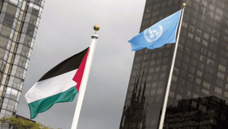 170 دولة تصوت وبأغلبية ساحقة لحق الشعب الفلسطيني في تقرير مصيره واقامة دولته المستقلة